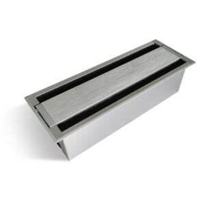 Hộp điện nhôm âm bàn mở 2 chiều